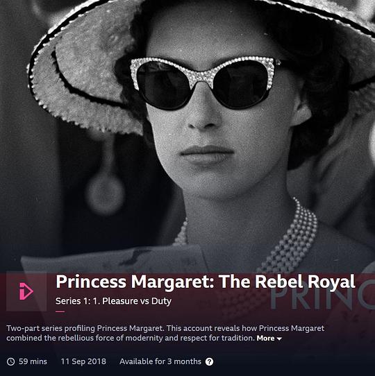 PrincessMargaret:TheRebelRoyal剧情介绍